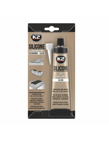 K2 PŁYNNA USZCZELKA SILIKON BEZBARWNY 85G