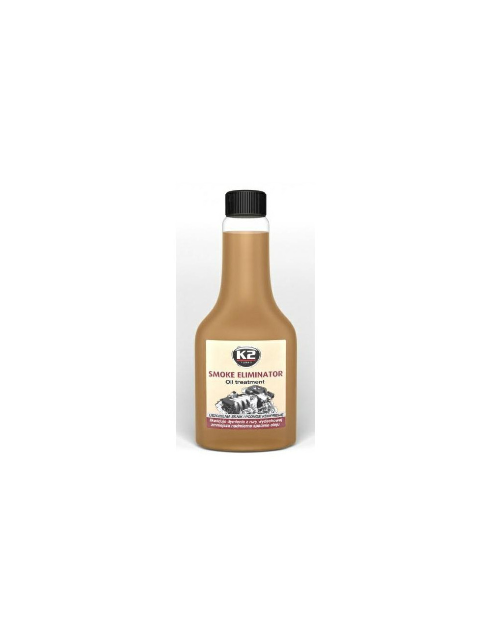 K2 USZCZELNIA SILNIK I PODNOSI KOMPRESJĘ SMOKE ELIMINATOR 355ML.....