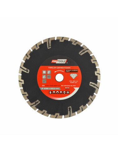 AWTOOLS TARCZA DIAMENTOWA 350x32 / SEGMENTOWA GŁĘBOKIE CIĘCIE