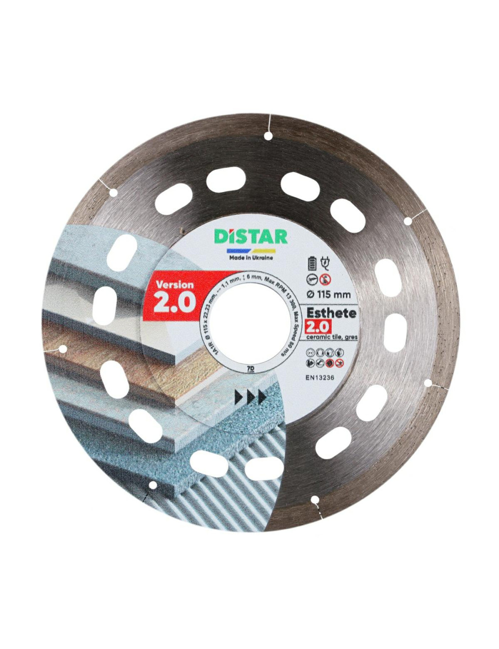 DISTAR TARCZA DIAMENTOWA ESTHETE 2.0 115 x 1,1 x 6 x 22,23mm