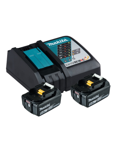 MAKITA ZESTAW ZASILAJĄCY BL1850Bx2 + DC18RC
