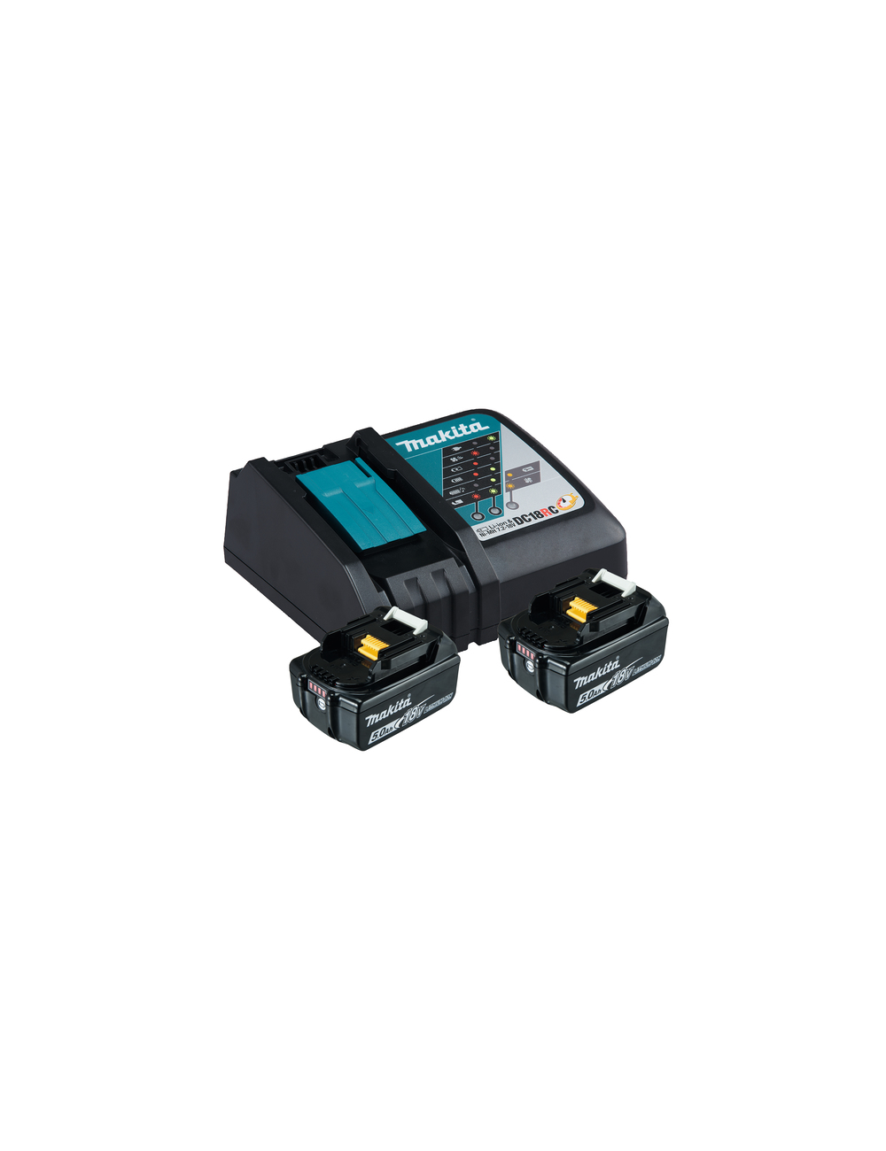 MAKITA ZESTAW ZASILAJĄCY BL1850Bx2 + DC18RC