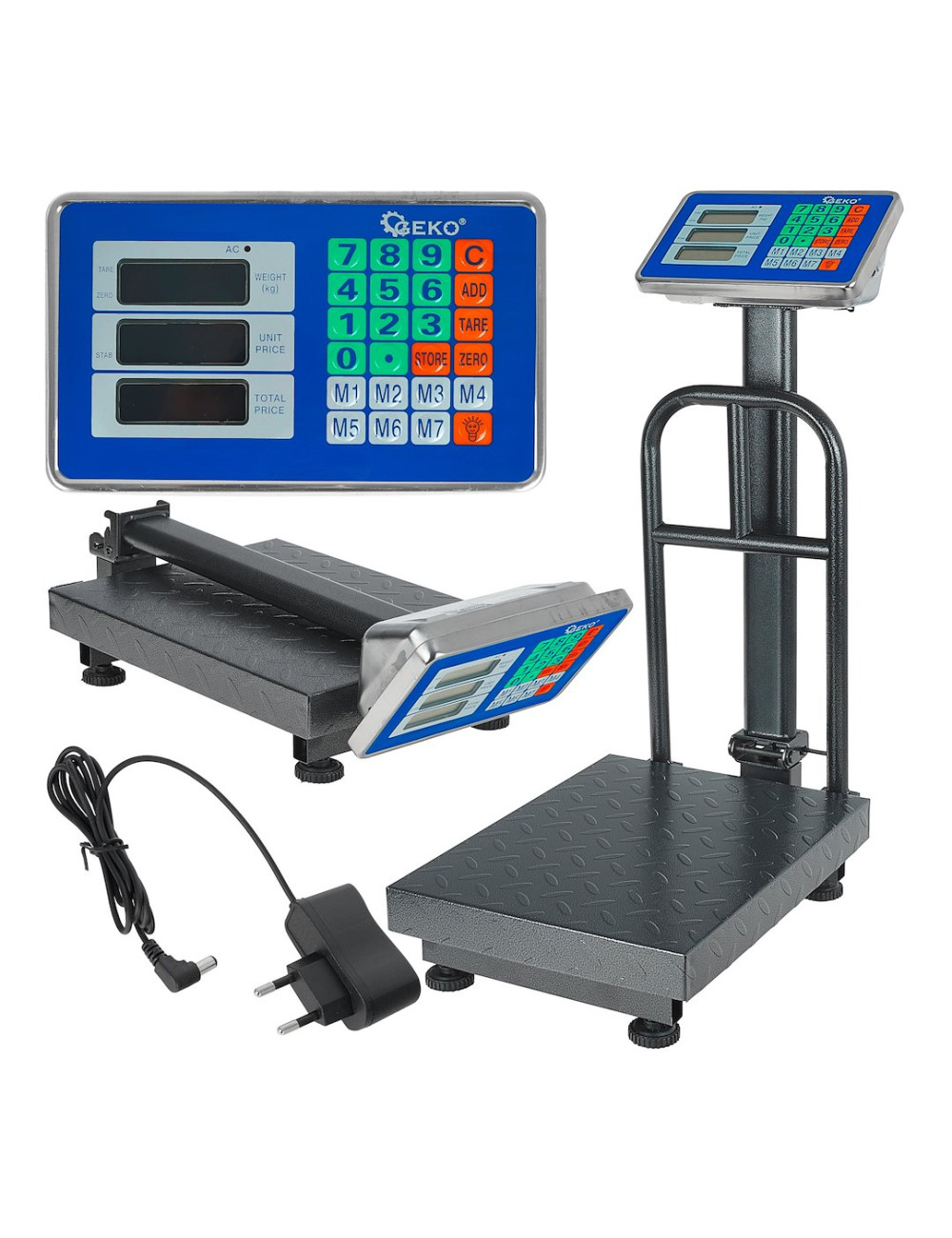 GEKO WAGA PLATFORMOWA 150kg LCD