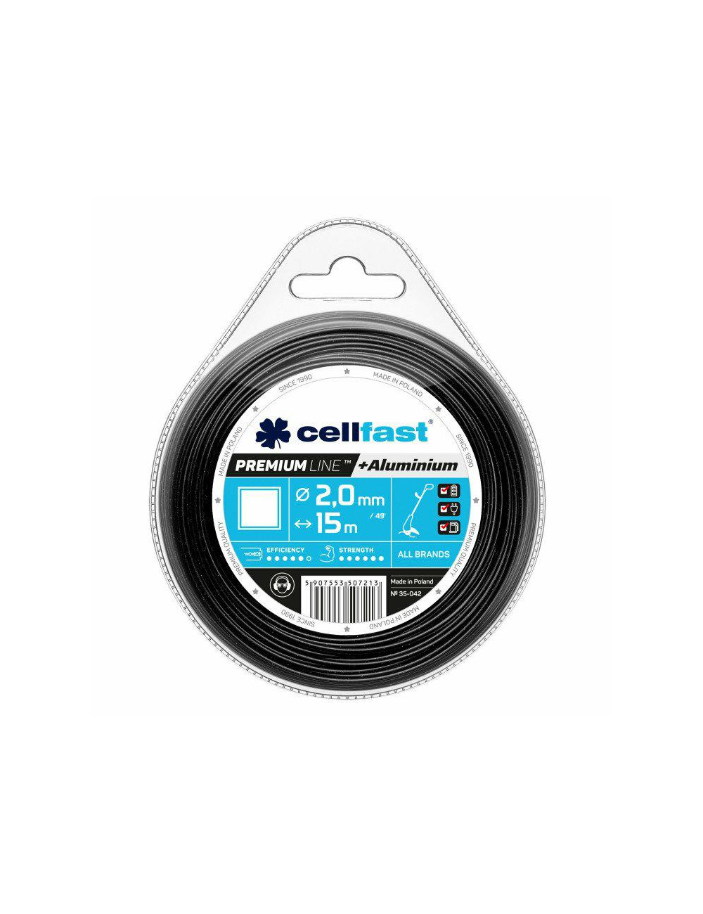 CELLFAST ŻYŁKA TNĄCA PREMIUM 2,4*15m KW. BLISTER