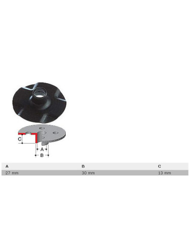 MAKITA SZABLON ŚR.30mm RP1801/RP1800/RP 2301/RP2300/RP3612/RP0900/3620/RT0700