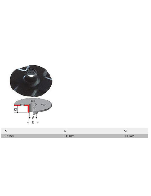 MAKITA SZABLON ŚR.30mm RP1801/RP1800/RP 2301/RP2300/RP3612/RP0900/3620/RT0700