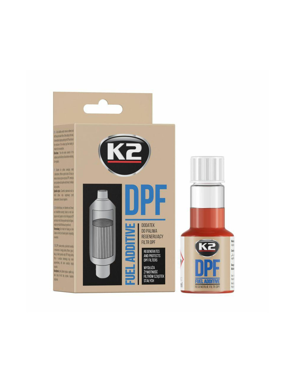 K2 DODATEK DO CZYSZCZENIA FILTRA  DPF 50ML