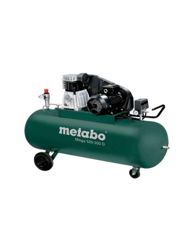 METABO KOMPRESOR MEGA 520-200 D 400V 200L 10BAR 370L/MIN OLEJOWY