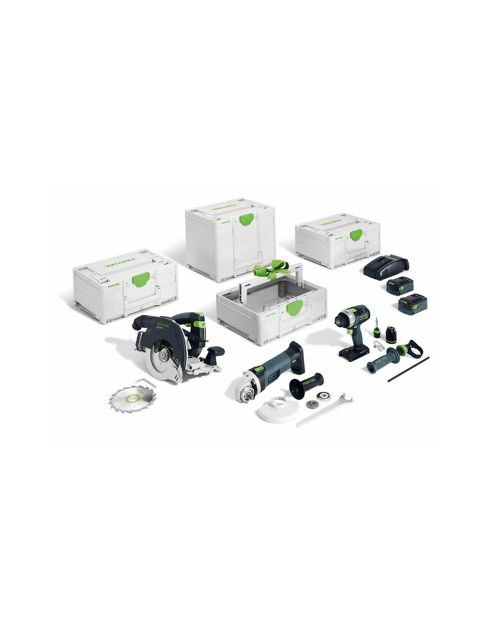 FESTOOL ZESTAW COMBO CIESIELSKI HKC 55 TPC 18 AGC 18 TB M 137