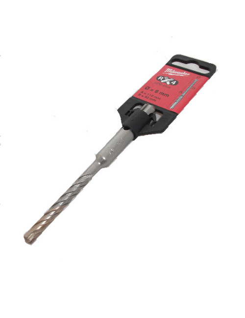 MILWAUKEE WIERTŁO SDS PLUS 6 x 115mm MX4 4-OSTRZOWE