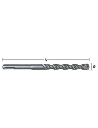 MILWAUKEE WIERTŁO SDS PLUS 10x 210mm M2