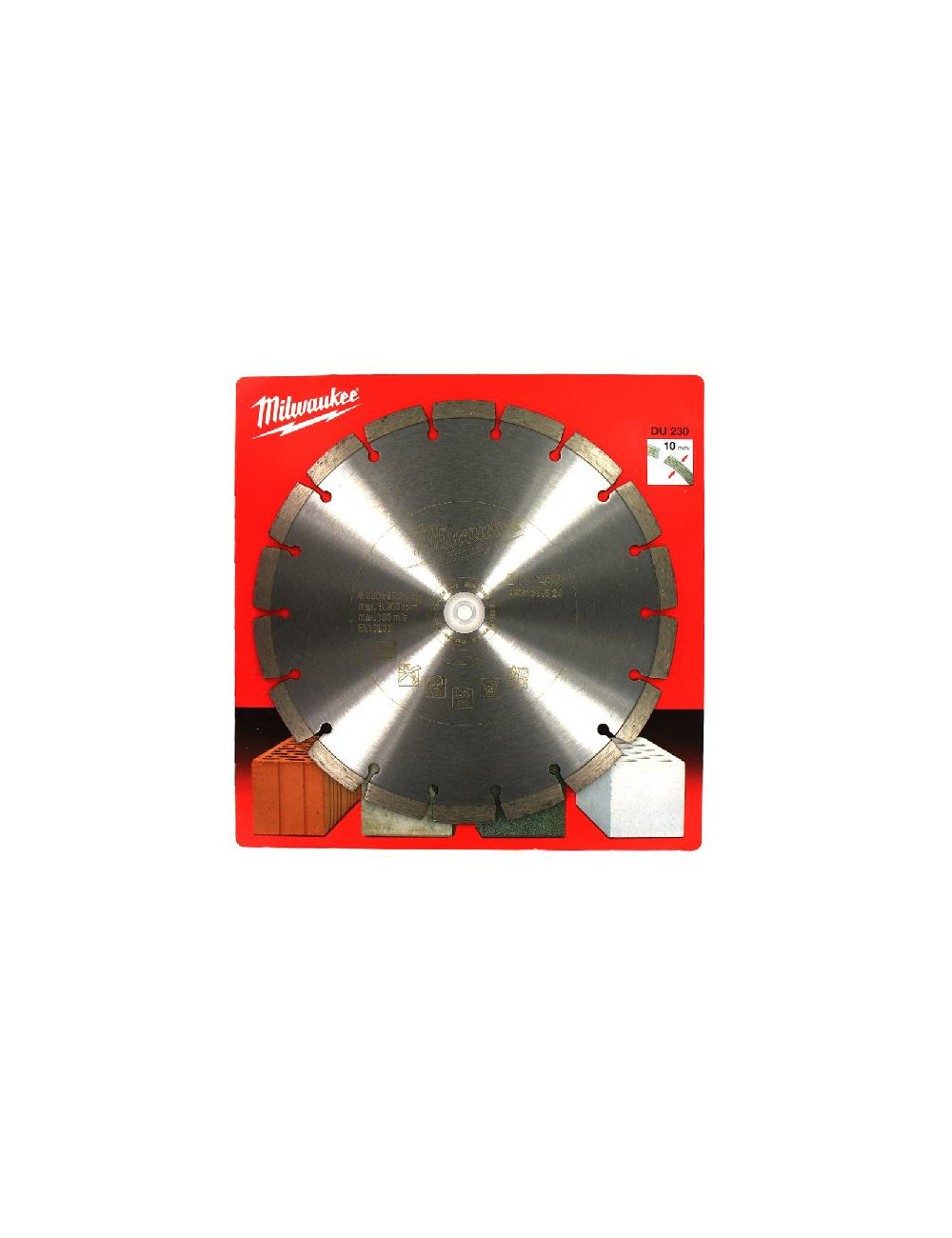 MILWAUKEE TARCZA DIAMENTOWA SEGMENTOWA DU 230 x 22,2mm
