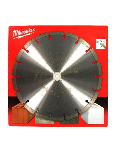 MILWAUKEE TARCZA DIAMENTOWA SEGMENTOWA DU 230 x 22,2mm