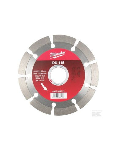 MILWAUKEE TARCZA DIAMENTOWA SEGMENTOWA DU 125 x 22,2mm