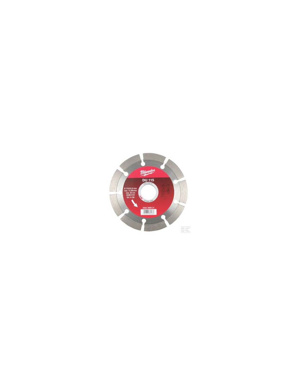 MILWAUKEE TARCZA DIAMENTOWA SEGMENTOWA DU 125 x 22,2mm