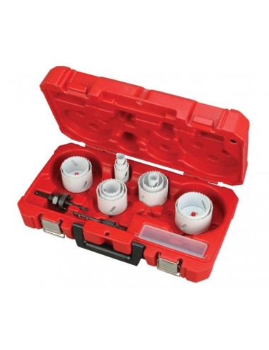 MILWAUKEE ZESTAW OTWORNIC BIMETALOWYCH 17elem. 20 - 67mm