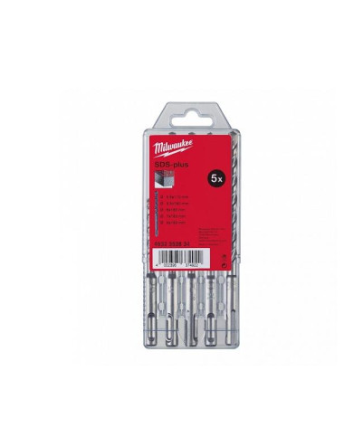 MILWAUKEE WIERTŁO SDS-PLUS KOMPLET 5szt. (5,5-8mm)