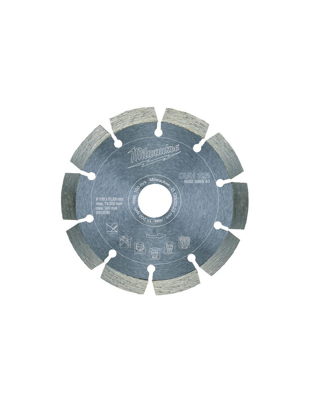 MILWAUKEE TARCZA DIAMENTOWA SEGMENTOWA DUH 125mm