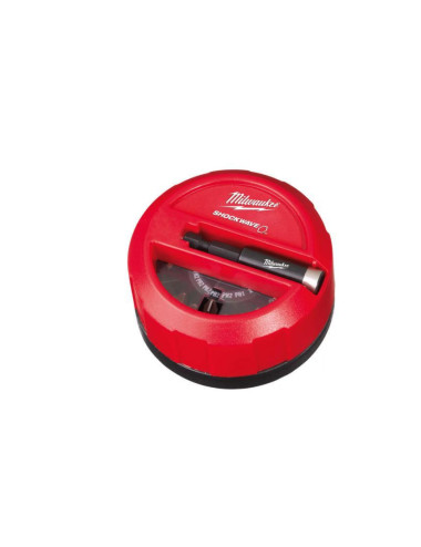 MILWAUKEE ZESTAW KOŃCÓWEK 15elem. SHOCKWAVE