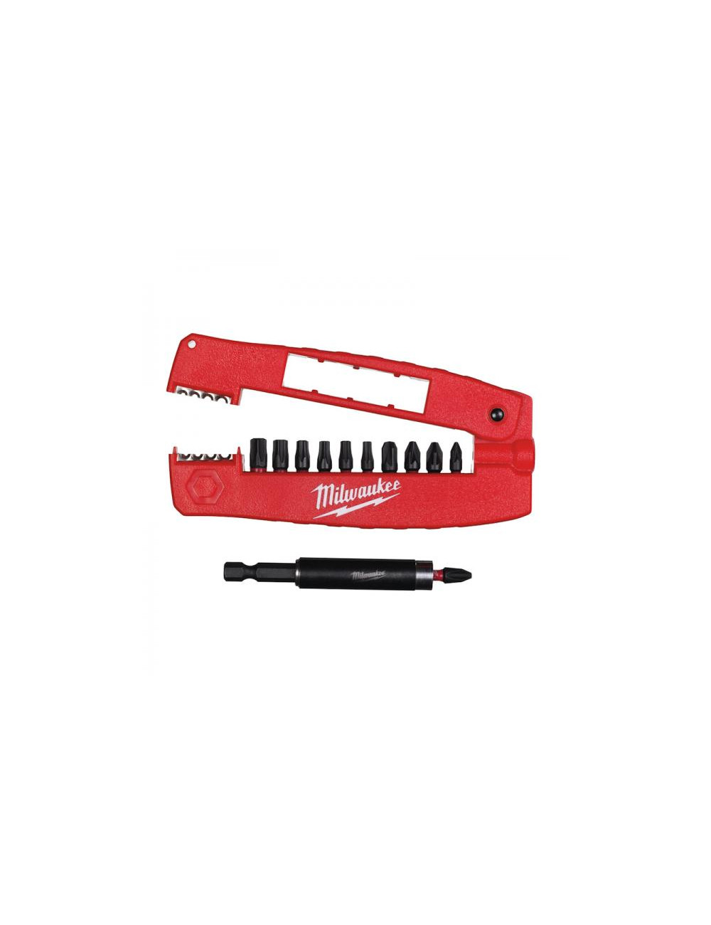 MILWAUKEE ZESTAW KOŃCÓWEK 12szt. DRIVE G. II SHOCKWAVE