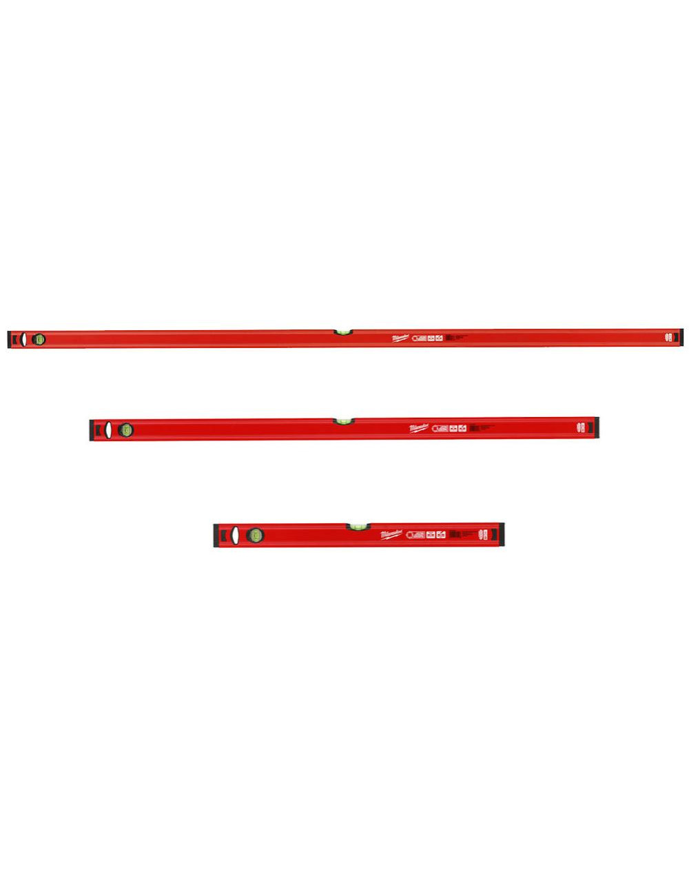 MILWAUKEE ZESTAW POZIOMNICA SLIM 60 120 180cm