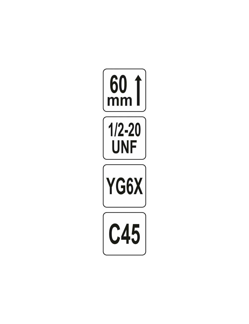 YATO OTWORNICA UNIWERSALNA TCT 22mm 1/2" %
