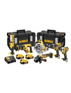 DEWALT ZESTAW COMBO 18V 6 - ELEMENTOWY + 3 x 5,0Ah + 2x DS300 DCK623P3