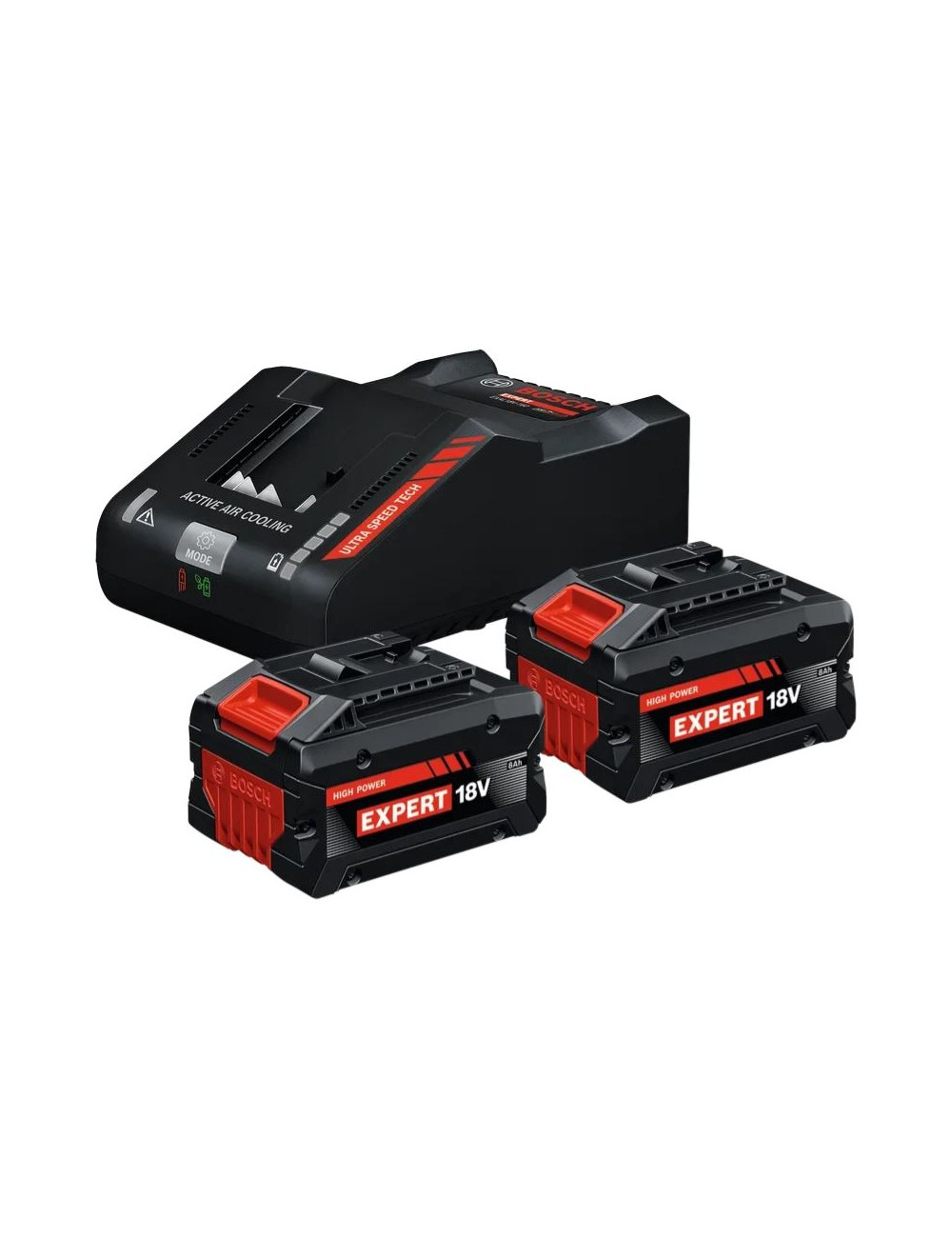 BOSCH AKUMULATOR 18V 8,0Ah EXPERT 2szt. + ŁADOWARKA EXAL 18V-160