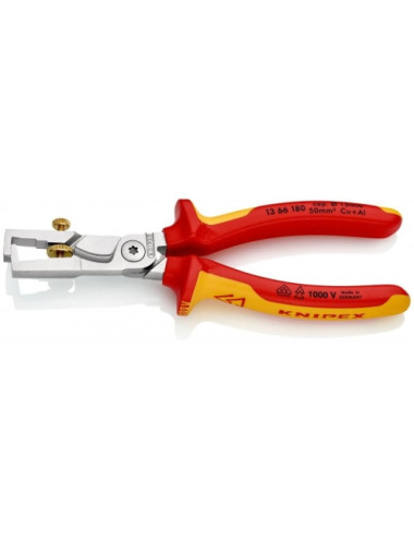 KNIPEX SZCZYPCE DO ŚCIĄGANIA IZOLACJI VDE 180mm STRIX