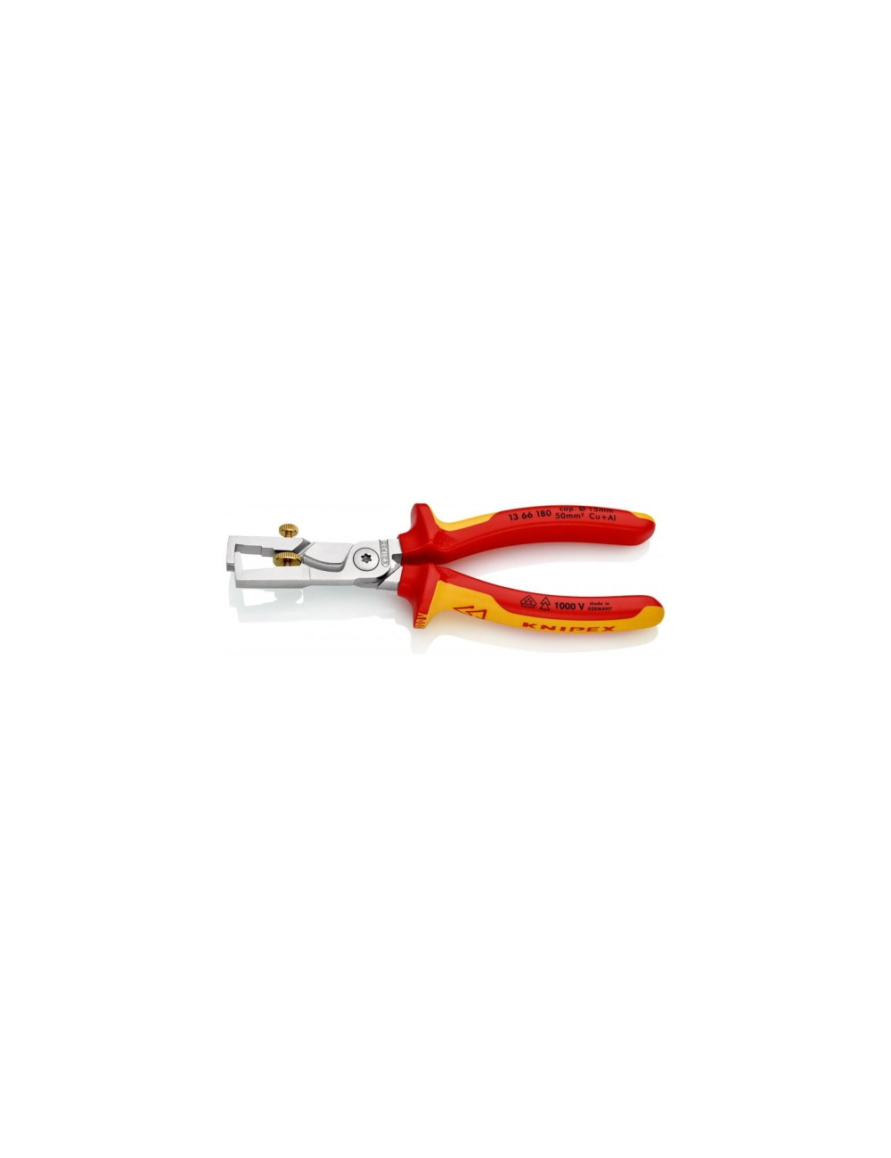 KNIPEX SZCZYPCE DO ŚCIĄGANIA IZOLACJI VDE 180mm STRIX