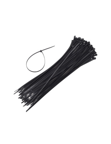 AWTOOLS OPASKA PLASTIK CZARNA 7,6x250/100szt.