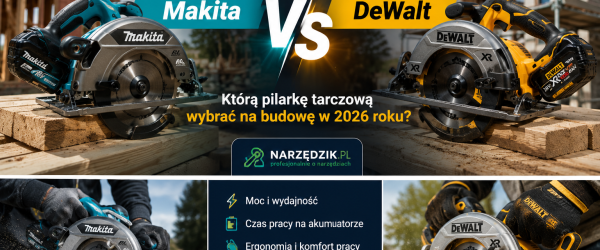 Akumulatorowe cięcie w plenerze: Makita vs DeWalt. Którą pilarkę tarczową wybrać na budowę w 2026 roku?