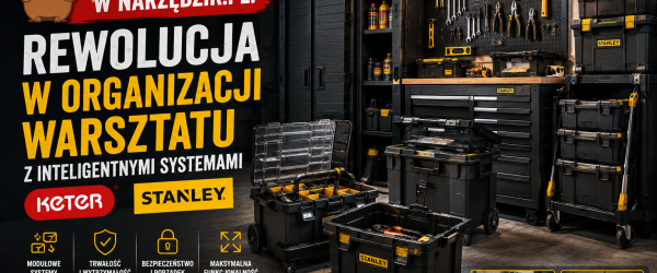 Nowości w Narzędzik.pl: Rewolucja w Organizacji Warsztatu z Inteligentnymi Systemami Keter i Stanley